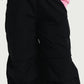 Kids' Black Cargo Pants – Adjustable Hem Jogger Style